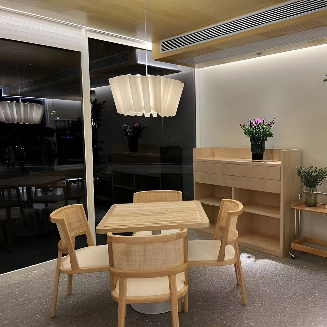 Solmara - Nordic Crème Stoffen Hanglamp