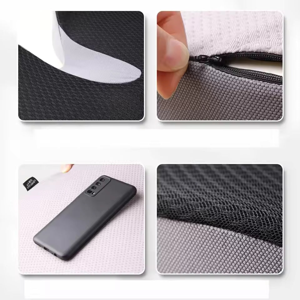 Luxora Ergonomic Memory Foam Seat Cushion, Non Slip for Office Chair & Car Seat