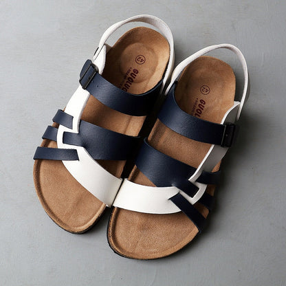 Sandales Femme Kim – Sandales en Cuir avec Semelle Confortable & Design Intemporel pour Tous les Jours