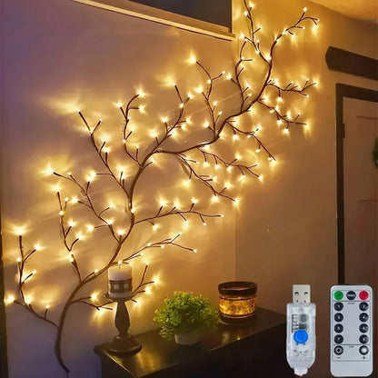 Velmiria – LED Wikkertakken Lichtsnoer met 8 Modi en USB-Aansluiting