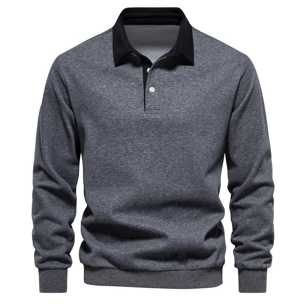 Magnus | Classic Men's Sweater with Polo Collar
