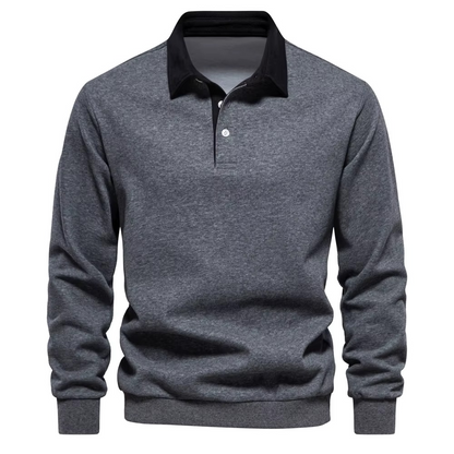 Magnus | Classic Men's Sweater with Polo Collar