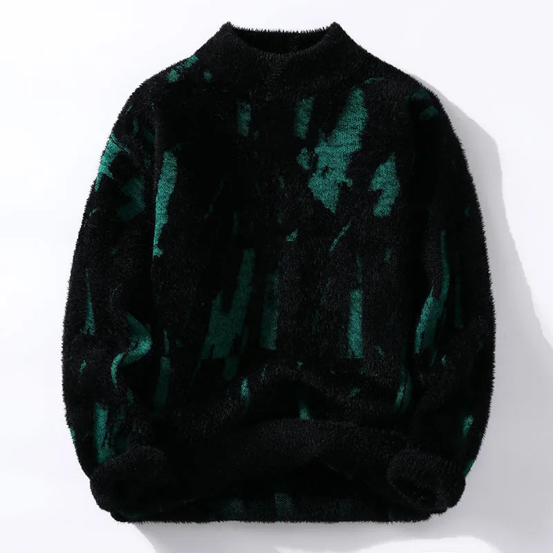 Zarevia - Soft-Touch Half Roll-Neck Sweater