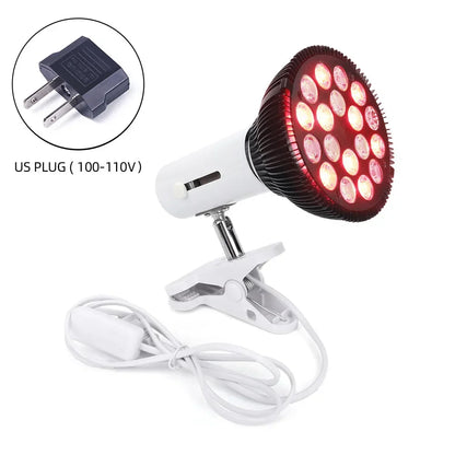 Red Light Therapy Lamp For Face 54W 660nm & 850nm Infrared Light Therapy Device For Muscle Joint Pain Relief Skin Health Tools