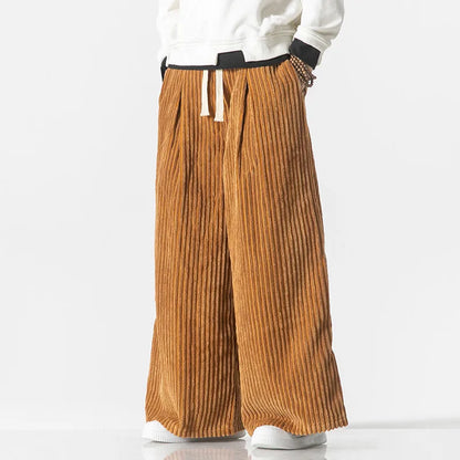 Vintage Oversized Flannelbukser