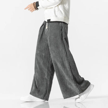 Vintage Oversized Flannelbukser