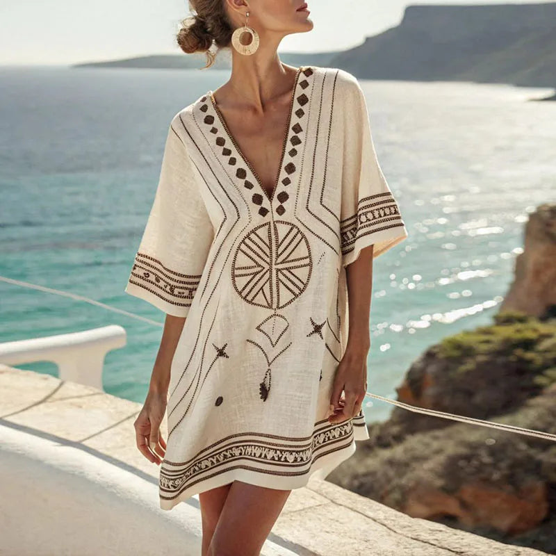 Susana - Vestido de Praia Elegante