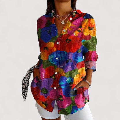 Annika™ | Bunte Bluse mit Print