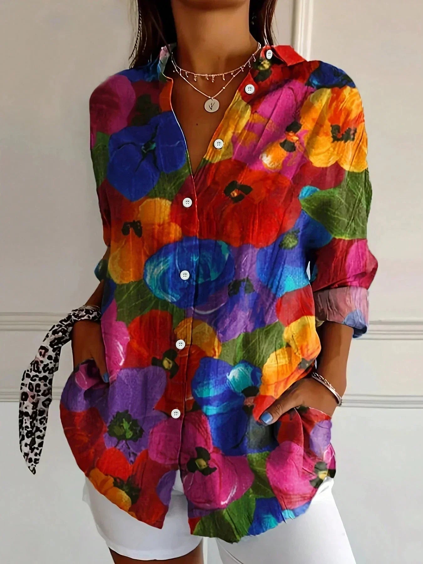 Duval Paris™ | Blouse imprimée fluide
