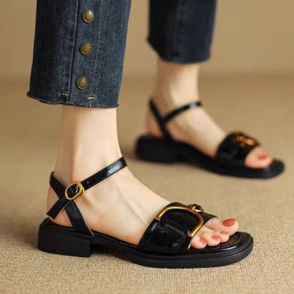 Samantha – Elegant Buckle Strap Sandal