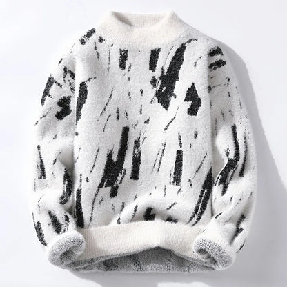 Zarevia - Soft-Touch Half Roll-Neck Sweater