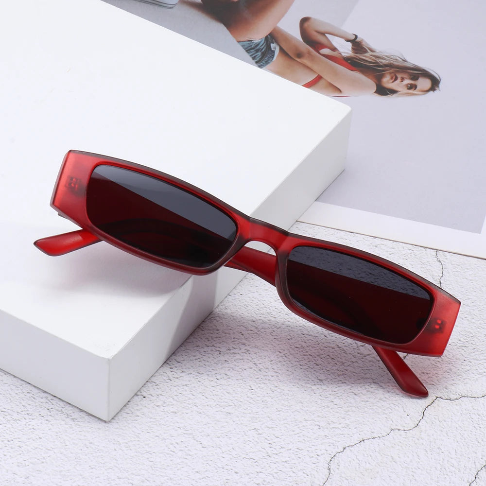 Vera - Lunettes de soleil rectangulaires vintage avec protection UV