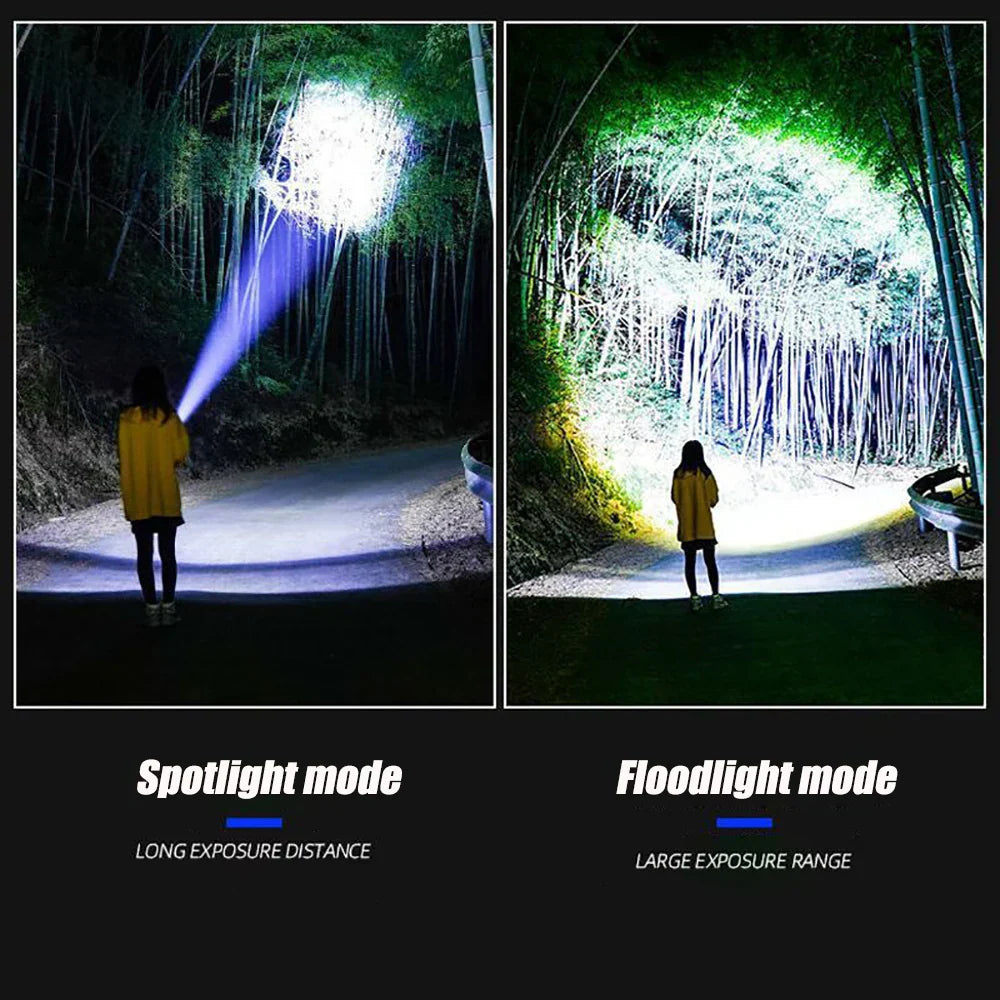 Ładowalna latarka LED 10000 lumenów – Striker