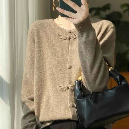 BELLA™ – Eleganter Cardigan mit Schleifen-Detail