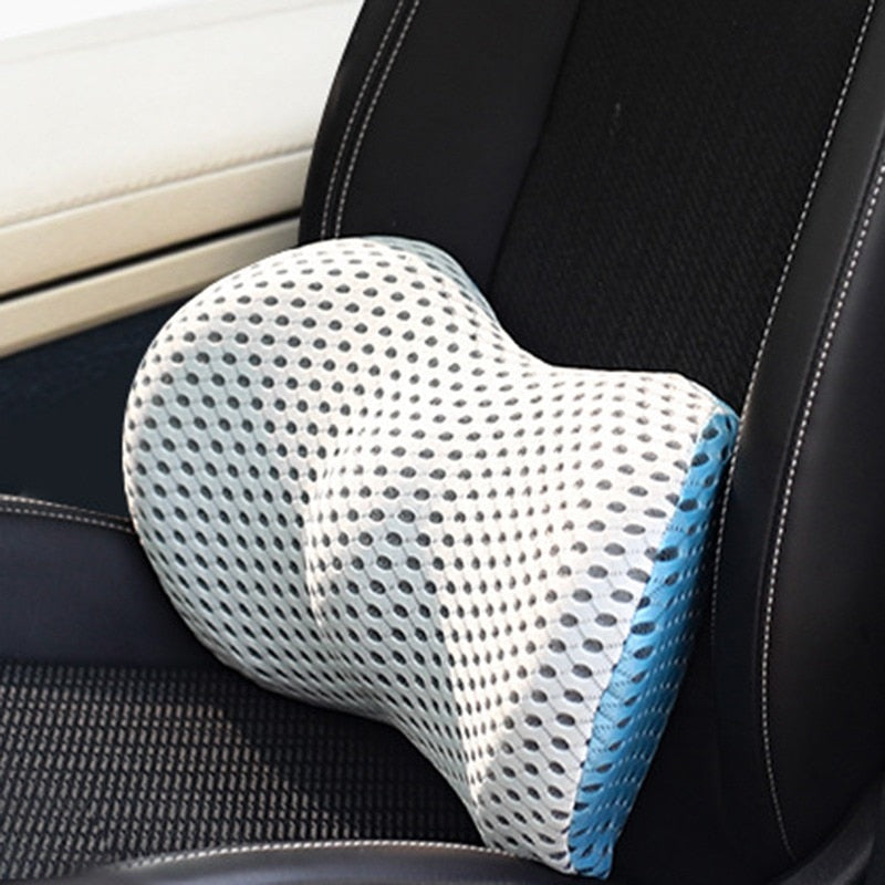 Mesh Car Seat Pillow Lumbar Support Cushion