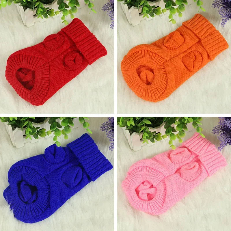 Dog Winter Sweater – Warm Clothes for Dogs