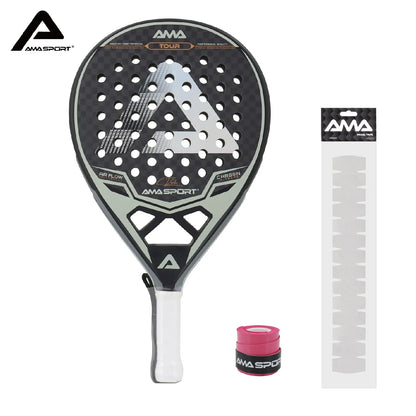 PTR-ATourC01-12KWHT Couleur Raquette De Padel Carbone 12K Équilibre Moyen