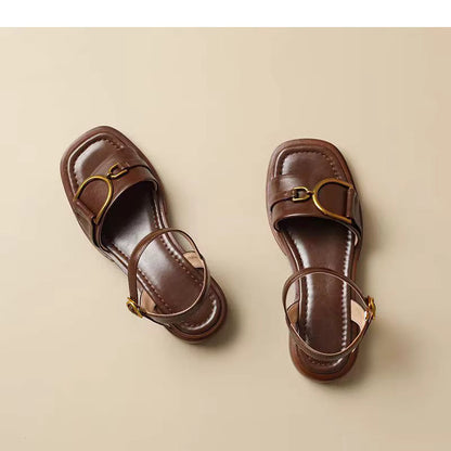 Samantha – Elegant Buckle Strap Sandal