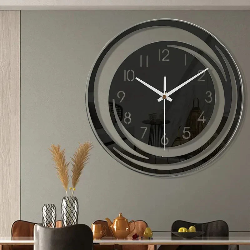 Contemporary Wall Clock for Modern Home Decor – Minimalist Timepiece for Living Room, Office and Bedroom