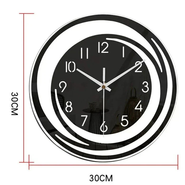 Contemporary Wall Clock for Modern Home Decor – Minimalist Timepiece for Living Room, Office and Bedroom