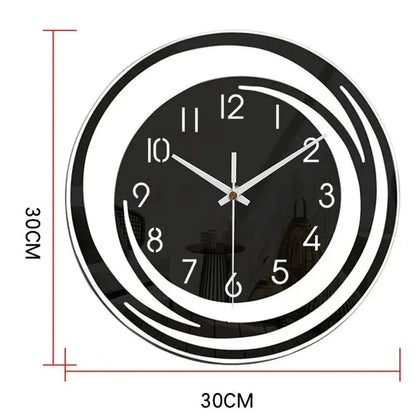 Contemporary Wall Clock for Modern Home Decor – Minimalist Timepiece for Living Room, Office and Bedroom