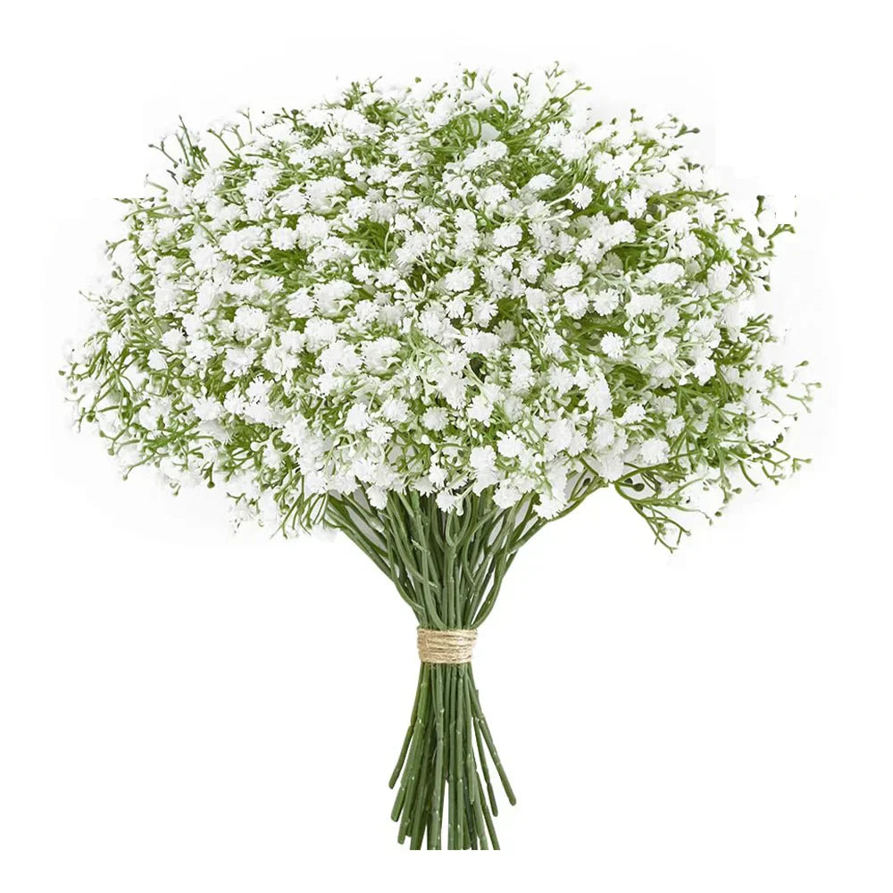 10/15x Kunstbloemen Gipskruid | Bruiloft & Interieurdecoratie | DIY Nepbloemen voor Boeket