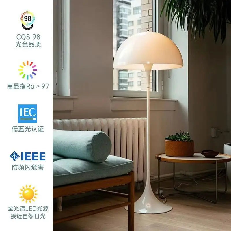 Internet Celebrity Warm Floor Lamp Living Room Sofa Decorative Atmosphere Lamp Bedroom Advanced Sense Light Luxury Floor Lamp