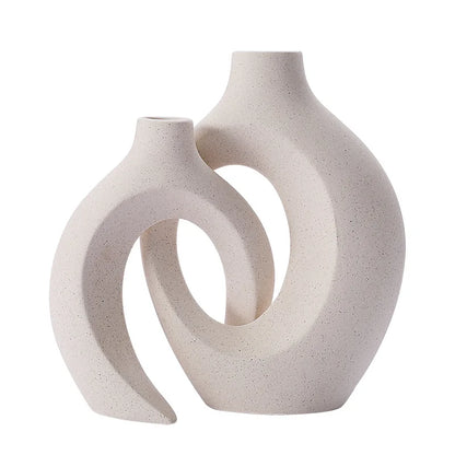 Zestaw wazonów ceramicznych
