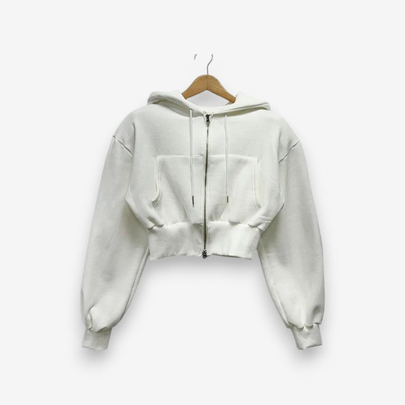 Veste femme à capuche coupe ample