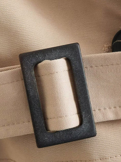 Theresa - Kurzer Trenchcoat Beige für stilvolle Auftritte
