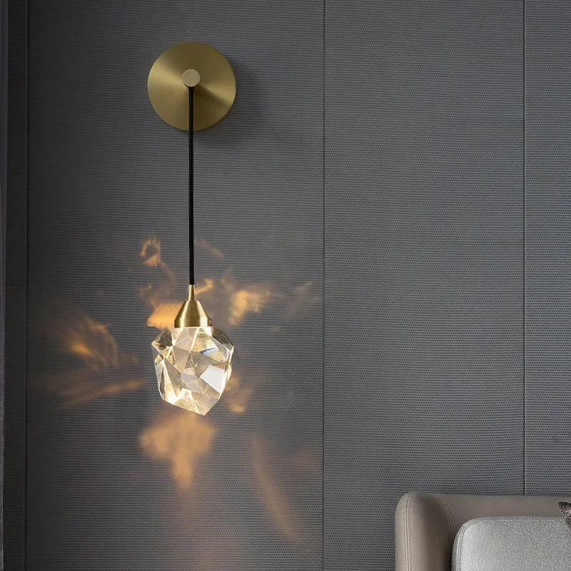 Lurevian – Kristallen Nordic LED Wandlamp