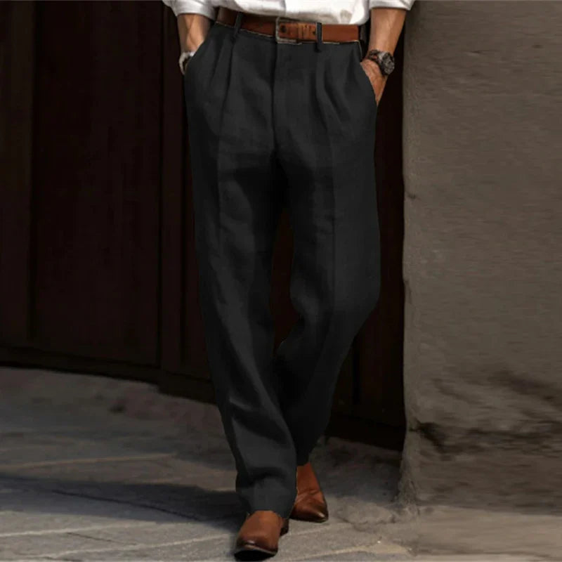 Aderin | Pantalones Clásicos de Algodón