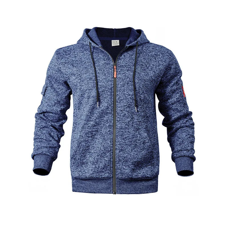 Merro | Sportliche Fleecejacke mit Kapuze