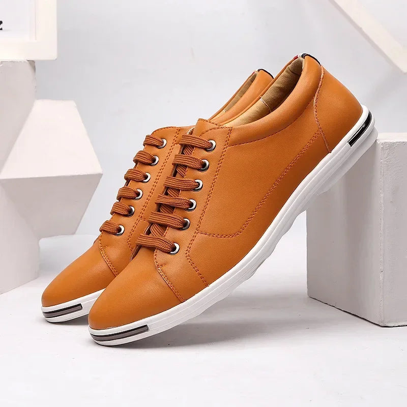 LorenzoLuxe | Casual leren sneakers voor mannen