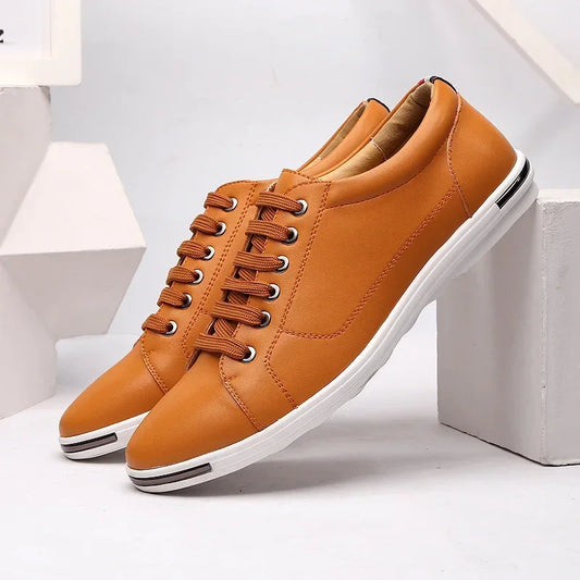 LorenzoLuxe | Casual leren sneakers voor mannen
