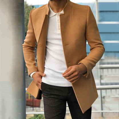 Herren Herbst-/Winterjacke aus Tweed – Lazaro