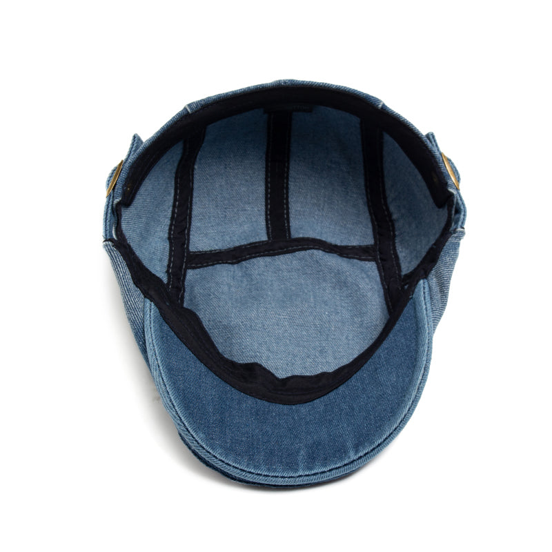 Stonewash Denim Driver Cap — Aluvema
