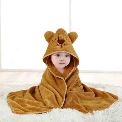 Zachte Baby Badcape™ – Met Capuchon & Schattig Design