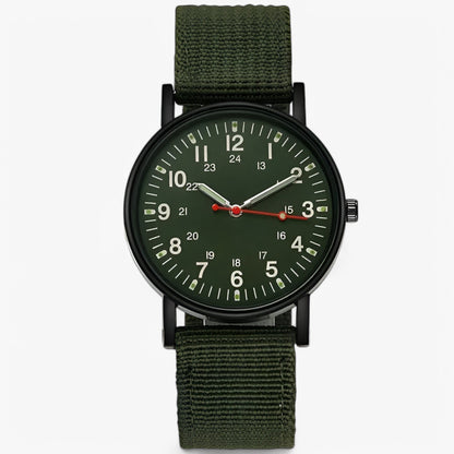 Herren Sportliche Militäruhr aus Nylon – Zuverlässigkeit