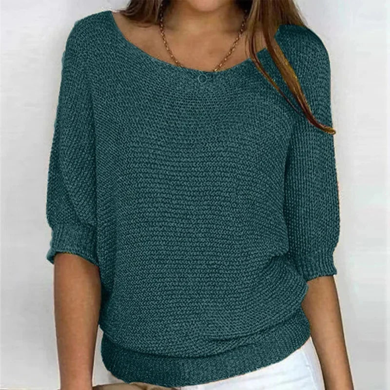 Cuello redondo elegante