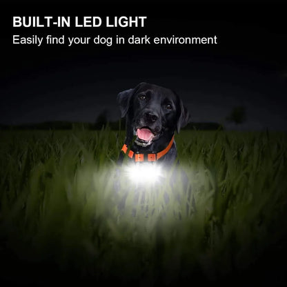 Luxora Rechargeable Waterproof Dog Training Collar with Remote, Multi-Mode Shock, Vibration