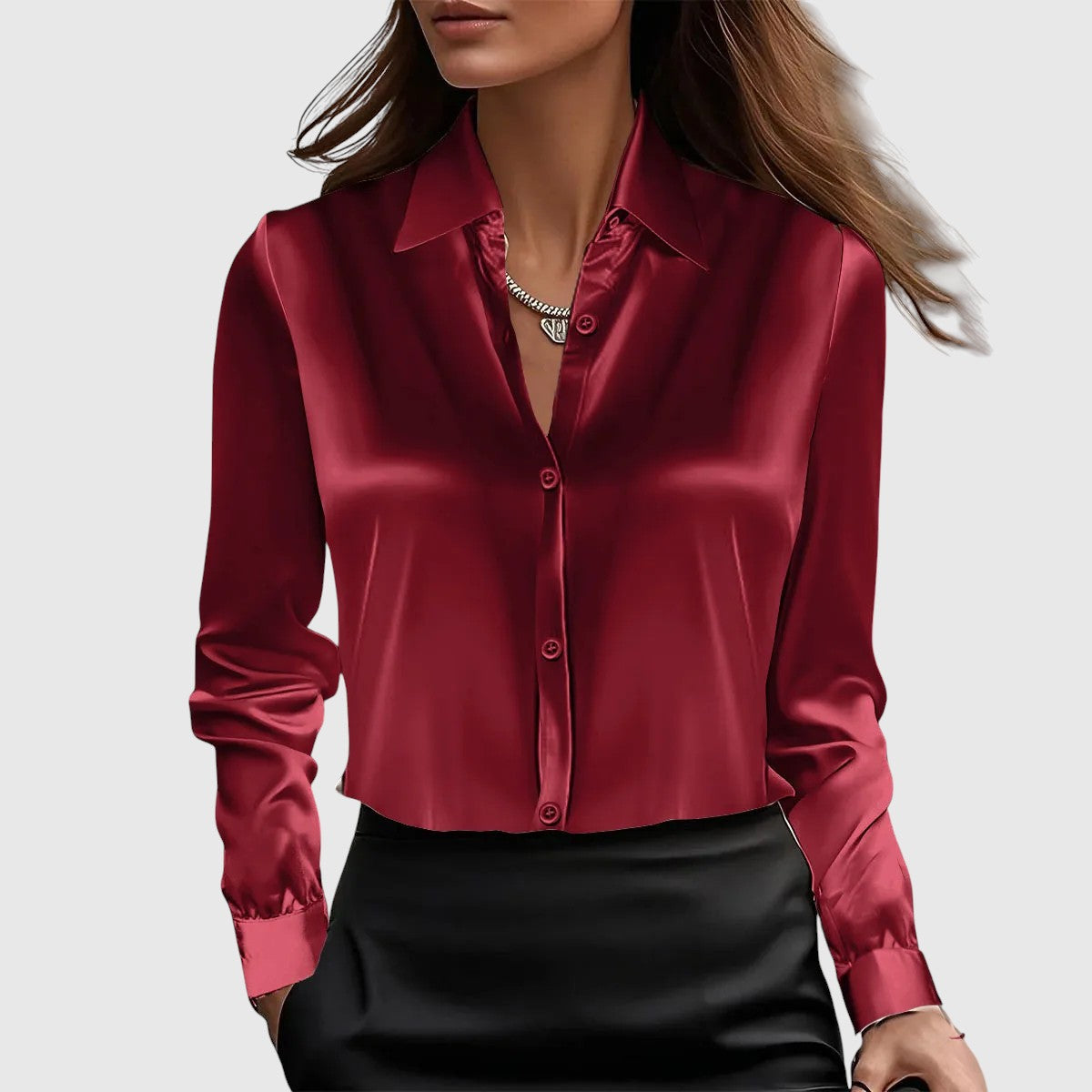 Lúcia | elegáns selyem ing