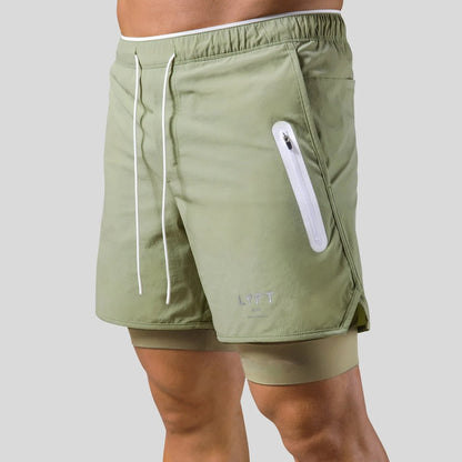 Axel – Stijlvolle sportshorts met elastische tailleband en veilige zakken