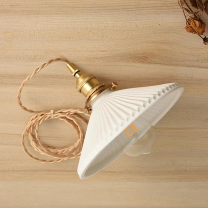 Kaelis - Japanse Keramische Retro Hanglamp Brons