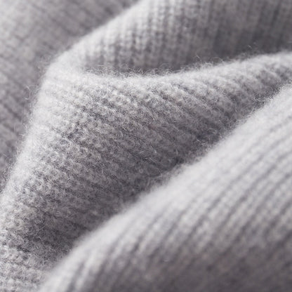 Men’s Casual Knitted Hoodie – Comfortable Zip-Up Sweater for Everyday Streetwear Style