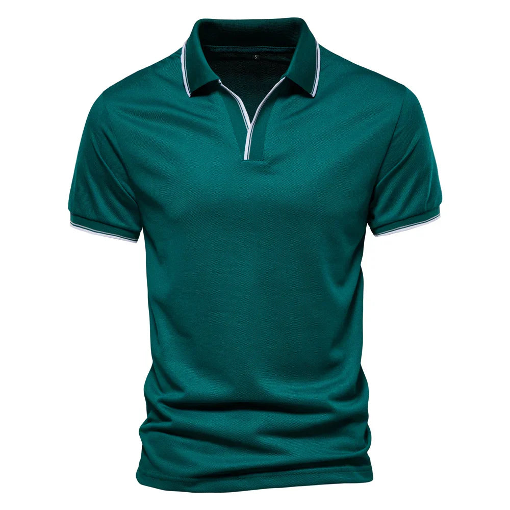 Kaufmann™ | Herren Polo mit V-Ausschnitt