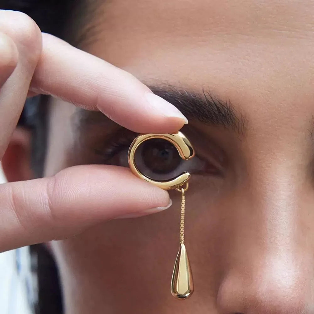 Judee - Tropfenförmige Ohrringe Mit Anhänger