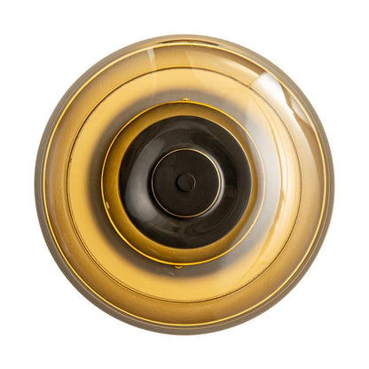 LuxRoyale Nordic Simple Round Gold-Toned Wall Light Circular LED Sconce