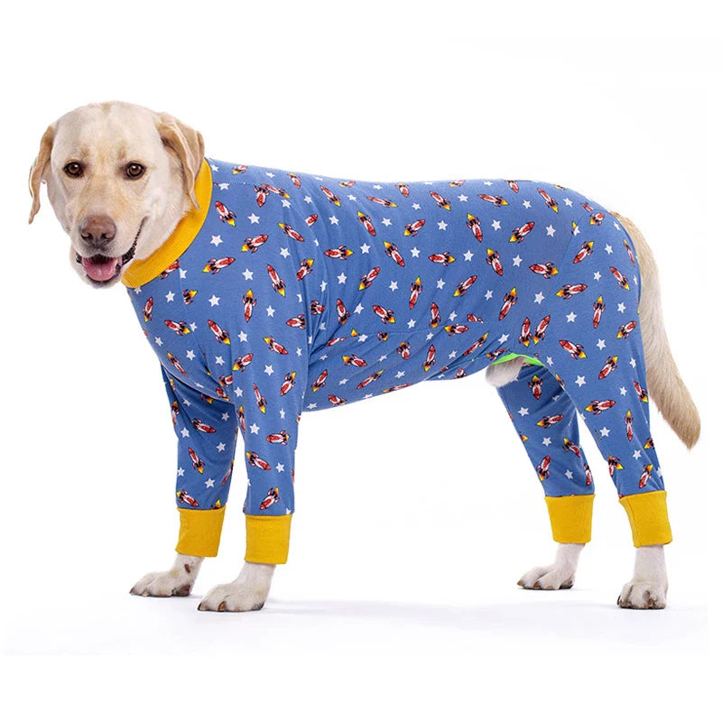 Ultra-Soft Jumpsuit - Full Belly Coverage for Medium to Large Dogs