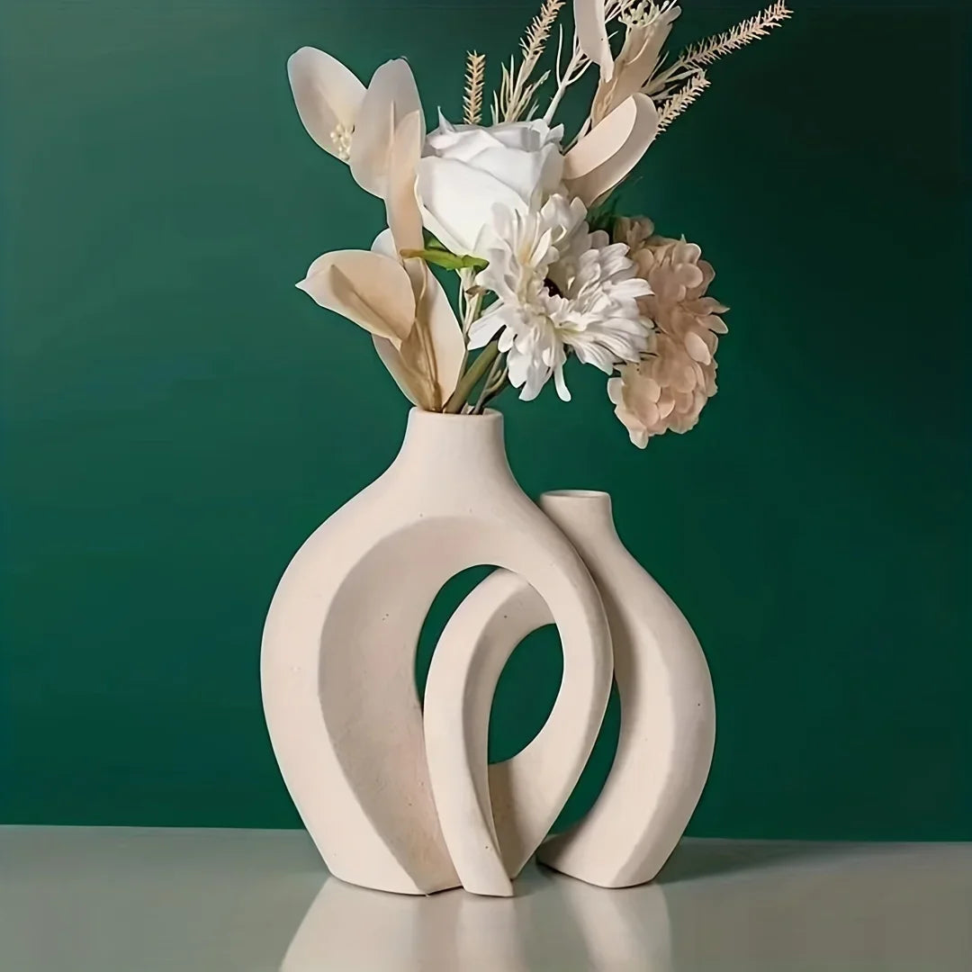 Zestaw wazonów ceramicznych